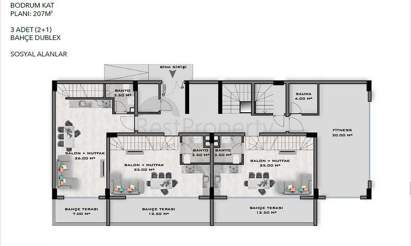 بالاقساط دون فائدة - شقق في منطقة اوبا المركزية / الانيا 