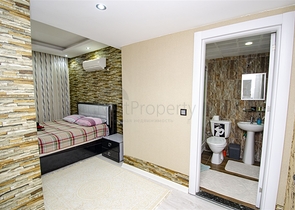 شقة واسعة 4 + 1 مطلة على البحر في أنطاليا