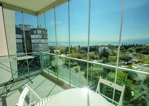 شقة مفروشة 2 + 1 مطلة على البحر في غوزالوبا لارا