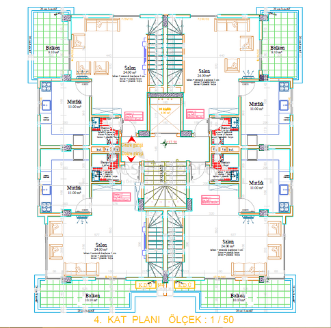 مناسب للاستثمار - مجمع سكني قيد الانشاء في كارجي جاك / الانيا 
