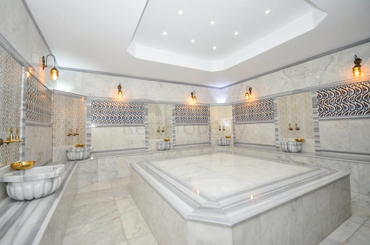 اطلالة جبلية خضراء - شقة غرفة وصالة مفروشة - ضمن مجمع سكني حديث - في مهموتلار / الانيا 