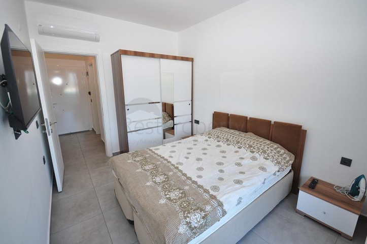 اطلالة جبلية خضراء - شقة غرفة وصالة مفروشة - ضمن مجمع سكني حديث - في مهموتلار / الانيا 