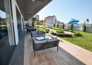 اطلالة جبلية خضراء - شقة غرفة وصالة مفروشة - ضمن مجمع سكني حديث - في مهموتلار / الانيا 