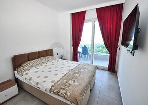 اطلالة جبلية خضراء - شقة غرفة وصالة مفروشة - ضمن مجمع سكني حديث - في مهموتلار / الانيا 