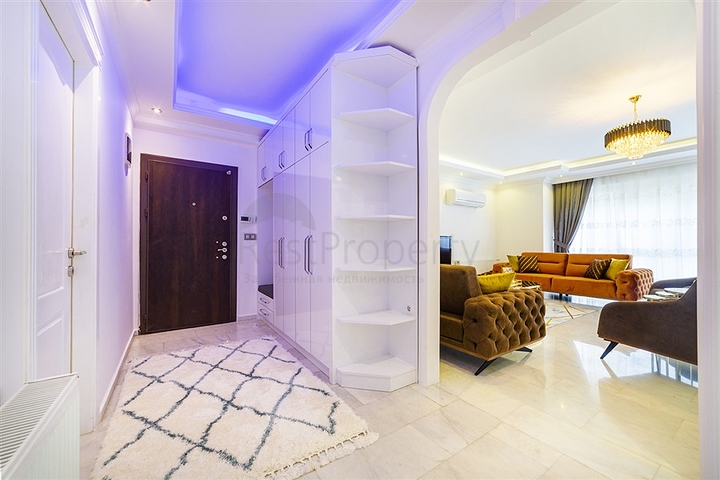 انيقة وذات موقع مميز قريب من البحر والخدمات - شقة لك ولعائلتك - 3 غرف وصالة مع الاثاث- مهموتلار / الانيا 