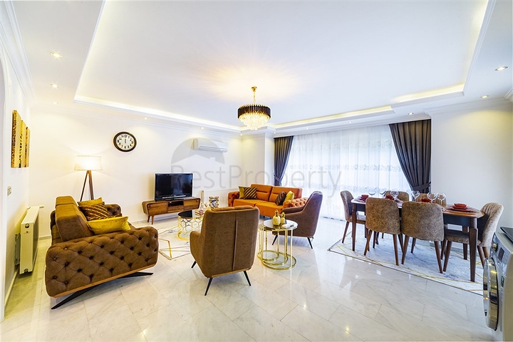 انيقة وذات موقع مميز قريب من البحر والخدمات - شقة لك ولعائلتك - 3 غرف وصالة مع الاثاث- مهموتلار / الانيا 