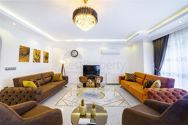 انيقة وذات موقع مميز قريب من البحر والخدمات - شقة لك ولعائلتك - 3 غرف وصالة مع الاثاث- مهموتلار / الانيا 