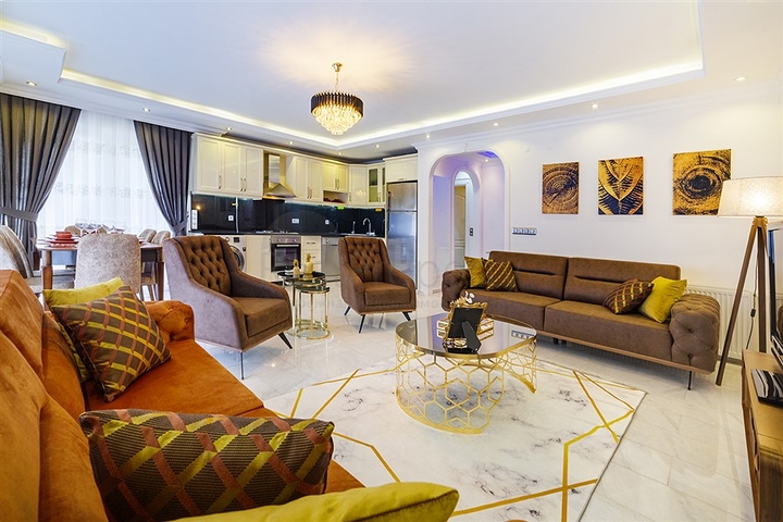 انيقة وذات موقع مميز قريب من البحر والخدمات - شقة لك ولعائلتك - 3 غرف وصالة مع الاثاث- مهموتلار / الانيا 