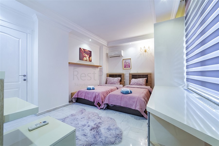 انيقة وذات موقع مميز قريب من البحر والخدمات - شقة لك ولعائلتك - 3 غرف وصالة مع الاثاث- مهموتلار / الانيا 