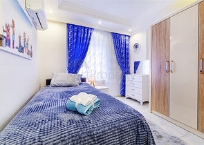 انيقة وذات موقع مميز قريب من البحر والخدمات - شقة لك ولعائلتك - 3 غرف وصالة مع الاثاث- مهموتلار / الانيا 