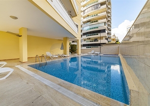 انيقة وذات موقع مميز قريب من البحر والخدمات - شقة لك ولعائلتك - 3 غرف وصالة مع الاثاث- مهموتلار / الانيا 