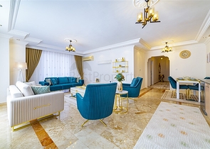 طابق مرتفع - شقة 2 غرفة وصالة - اثاث حديث - في مهموتلار / الانيا 