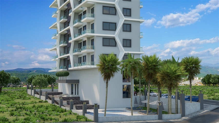 استثمر الان - تملك منزل احلامك في الانيا - بالاقساط - مجمع قيد الانشاء في مهموتلار 