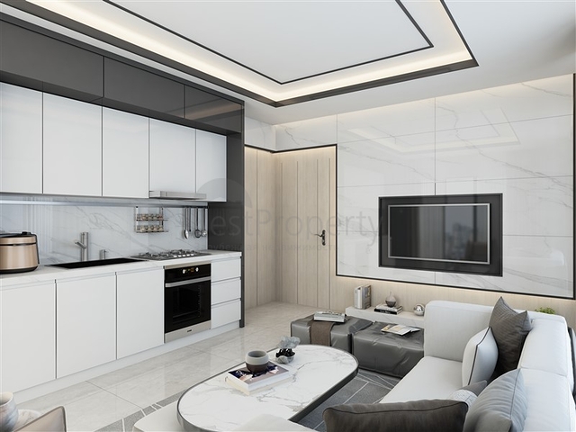 استثمر الان - تملك منزل احلامك في الانيا - بالاقساط - مجمع قيد الانشاء في مهموتلار 