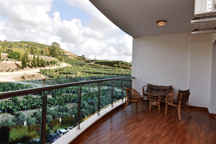 اسكن ضمن مجمع فاخر - شقة مؤثثة تصميم 1+1 - في مهموتلار /الانيا 