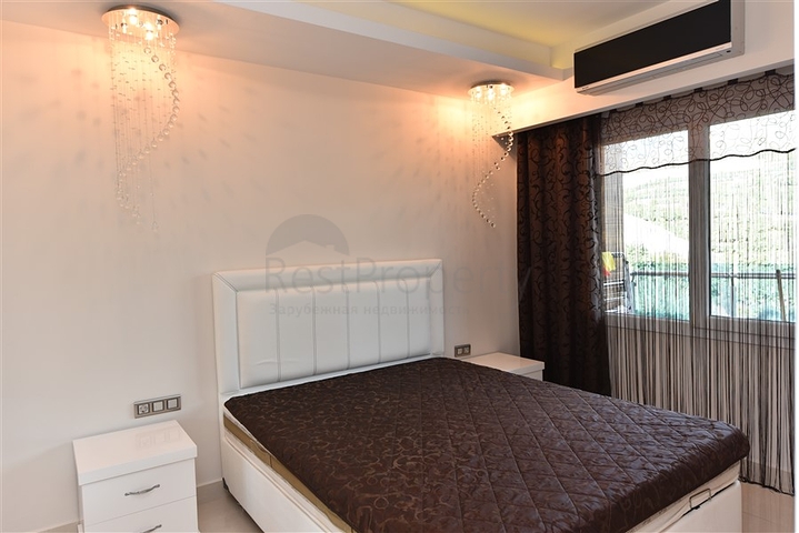 اسكن ضمن مجمع فاخر - شقة مؤثثة تصميم 1+1 - في مهموتلار /الانيا 