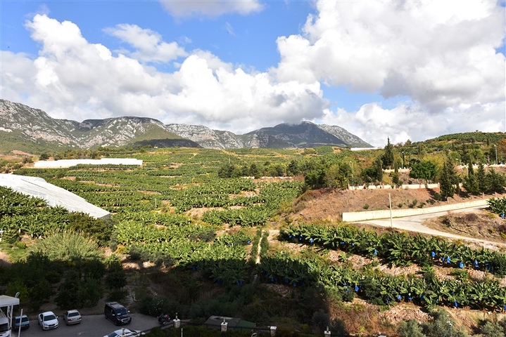 اسكن ضمن مجمع فاخر - شقة مؤثثة تصميم 1+1 - في مهموتلار /الانيا 