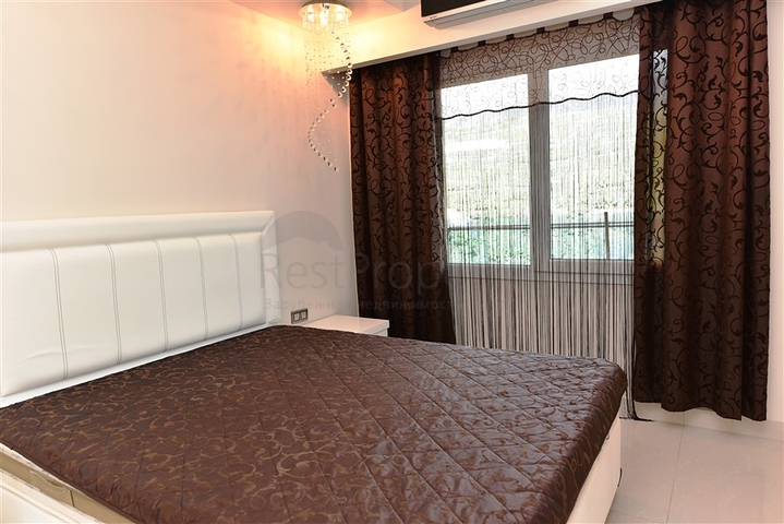 اسكن ضمن مجمع فاخر - شقة مؤثثة تصميم 1+1 - في مهموتلار /الانيا 