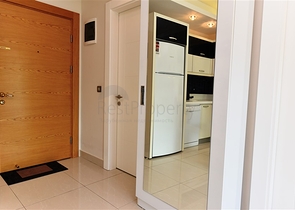 اسكن ضمن مجمع فاخر - شقة مؤثثة تصميم 1+1 - في مهموتلار /الانيا 