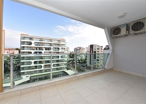 طابق مرتفع -شقة 1+1 ضمن مجمع يضم كافة الخدمات - في افسلار / الانيا 