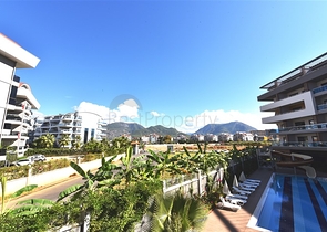 ضمن مجمع فاخر في منطقة مركزية - شقة غرفتين وصالة - اوبا / الانيا 