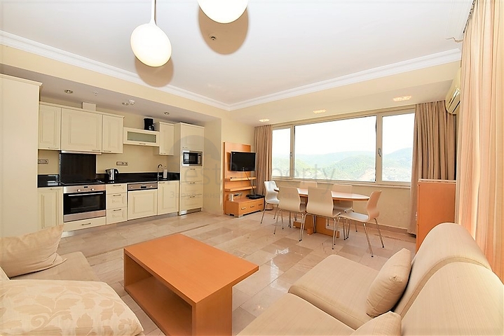 استمتع بخدمات الفندق 5 نجوم - شقة 3 غرف نوم وصالة -اطلالة بحر - في كارجي جاك / الانيا 