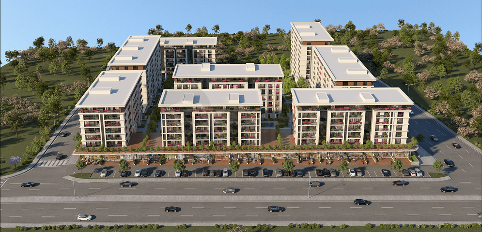 شقق بالاقساط في اسطنبول - قيد الانشاء -تصاميم ومساحات مختلفة - في اسنيورت / اسطنبول 