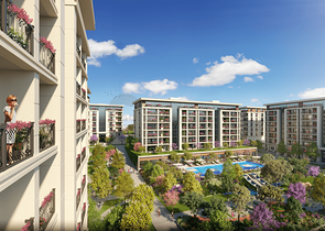 شقق بالاقساط في اسطنبول - قيد الانشاء -تصاميم ومساحات مختلفة - في اسنيورت / اسطنبول 