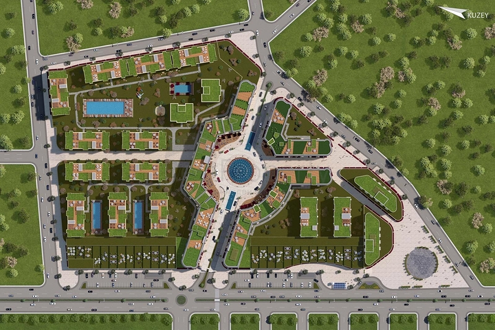 شقق بأسعار اقتصادية - ضمن مجمع سكني في اسطنبول الاوربية / منطقة اسنيورت 