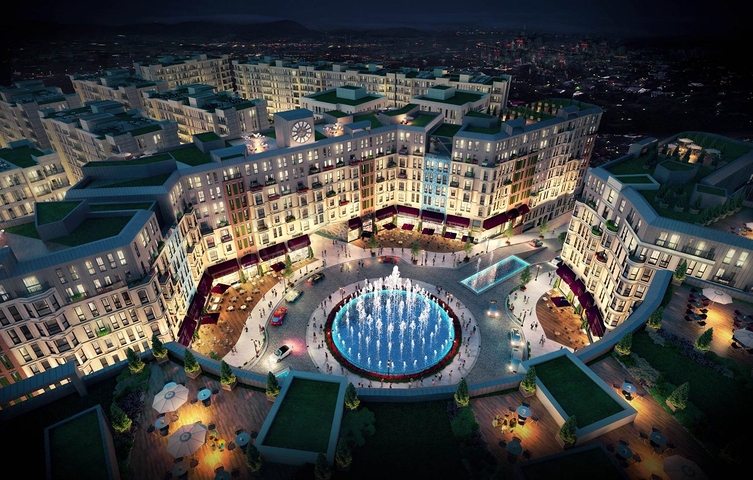 شقق بأسعار اقتصادية - ضمن مجمع سكني في اسطنبول الاوربية / منطقة اسنيورت 