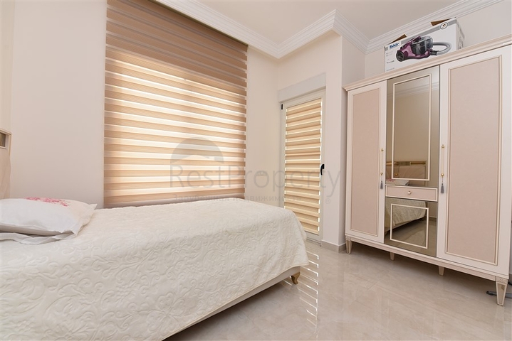 مجمع بخدمات 5 نجوم - شقة 2 غرفة وصالة - اطلالة مسبح- في مهموتلار/ الانيا 