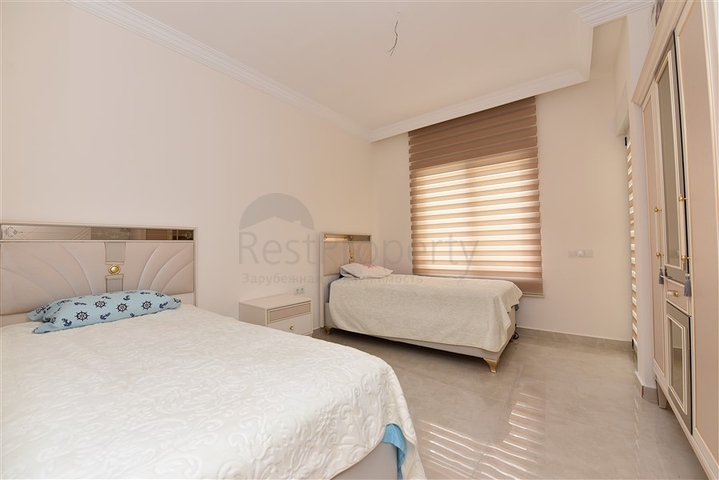 مجمع بخدمات 5 نجوم - شقة 2 غرفة وصالة - اطلالة مسبح- في مهموتلار/ الانيا 