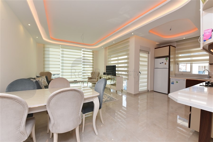 مجمع بخدمات 5 نجوم - شقة 2 غرفة وصالة - اطلالة مسبح- في مهموتلار/ الانيا 