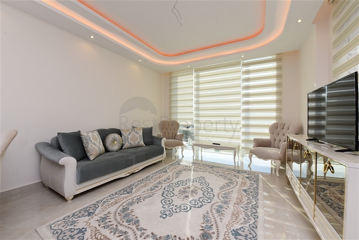 مجمع بخدمات 5 نجوم - شقة 2 غرفة وصالة - اطلالة مسبح- في مهموتلار/ الانيا 