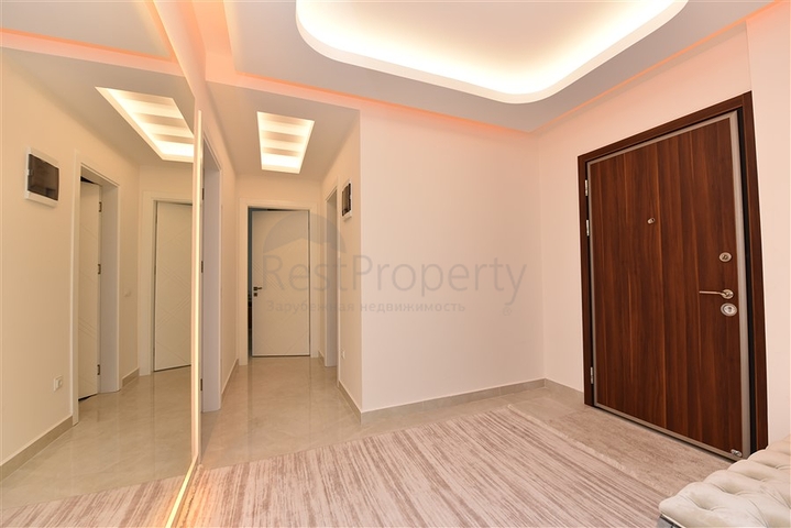 مجمع بخدمات 5 نجوم - شقة 2 غرفة وصالة - اطلالة مسبح- في مهموتلار/ الانيا 