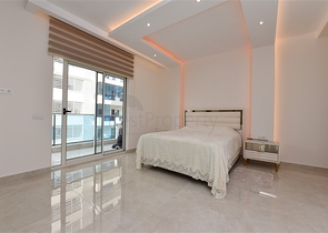 مجمع بخدمات 5 نجوم - شقة 2 غرفة وصالة - اطلالة مسبح- في مهموتلار/ الانيا 