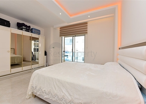 مجمع بخدمات 5 نجوم - شقة 2 غرفة وصالة - اطلالة مسبح- في مهموتلار/ الانيا 