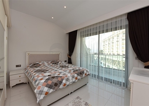 اطلالة بحر - شقة 3 غرف وصالة - مفروشة - مجمع حديث - في كارجي جاك / الانيا 