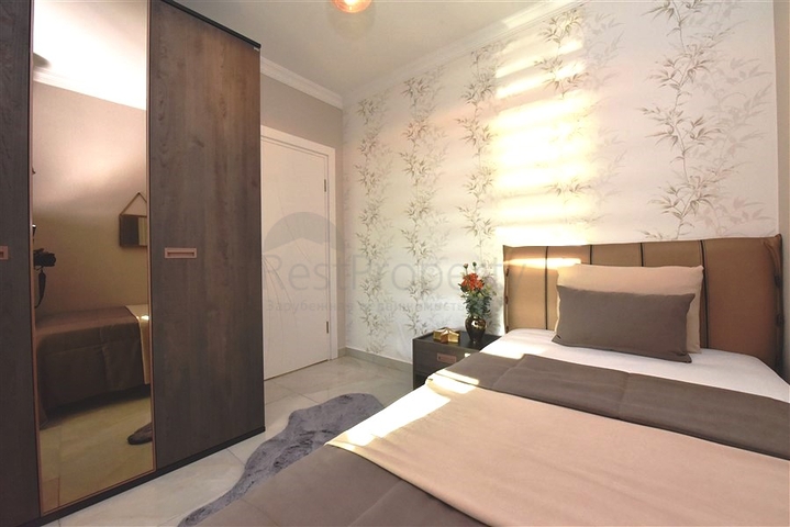 اطلالة بحر - فيلا حديثة - 4 غرفة وصالة - مسبح منفصل - في مهموتلار / الانيا 