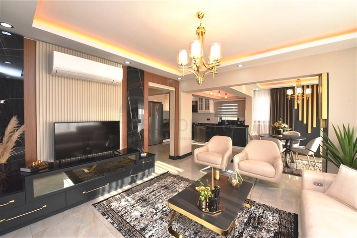 اطلالة بحر - فيلا حديثة - 4 غرفة وصالة - مسبح منفصل - في مهموتلار / الانيا 