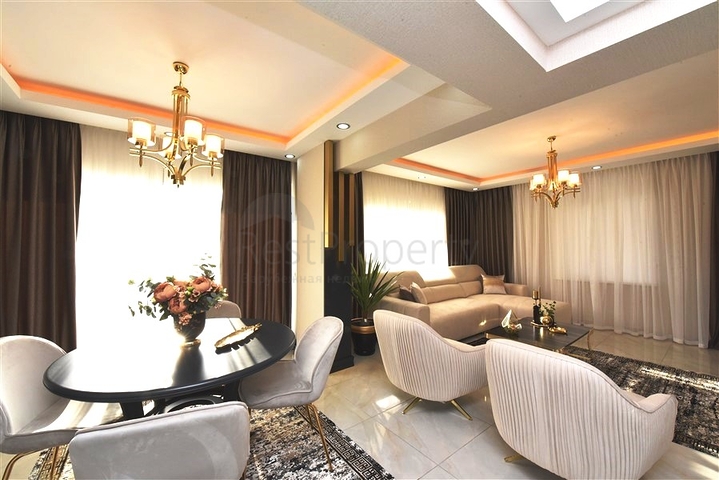 اطلالة بحر - فيلا حديثة - 4 غرفة وصالة - مسبح منفصل - في مهموتلار / الانيا 