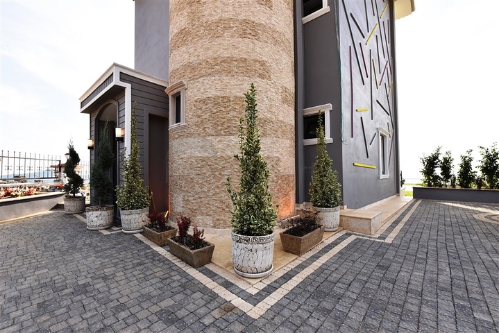 اطلالة بحر - فيلا حديثة - 4 غرفة وصالة - مسبح منفصل - في مهموتلار / الانيا 