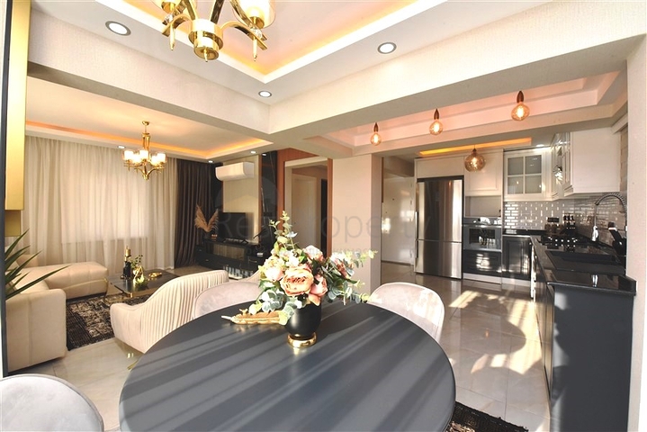 اطلالة بحر - فيلا حديثة - 4 غرفة وصالة - مسبح منفصل - في مهموتلار / الانيا 