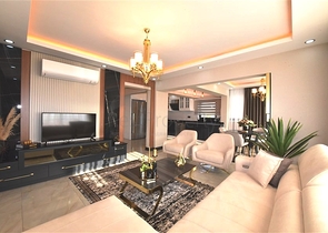 اطلالة بحر - فيلا حديثة - 4 غرفة وصالة - مسبح منفصل - في مهموتلار / الانيا 