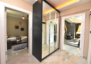 اطلالة بحر - فيلا حديثة - 4 غرفة وصالة - مسبح منفصل - في مهموتلار / الانيا 