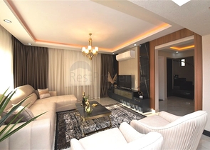 اطلالة بحر - فيلا حديثة - 4 غرفة وصالة - مسبح منفصل - في مهموتلار / الانيا 