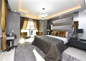 اطلالة بحر - فيلا حديثة - 4 غرفة وصالة - مسبح منفصل - في مهموتلار / الانيا 