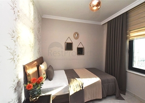 اطلالة بحر - فيلا حديثة - 4 غرفة وصالة - مسبح منفصل - في مهموتلار / الانيا 