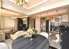 اطلالة بحر - فيلا حديثة - 4 غرفة وصالة - مسبح منفصل - في مهموتلار / الانيا 