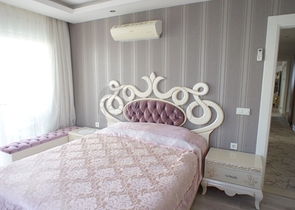 شقة مفروشة - 3 غرف وصالة - مطبخ منفصل -قريبة من المول - في جيكجلي / الانيا 